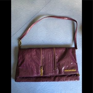 Matt & Nat purple foldover shoulder bag